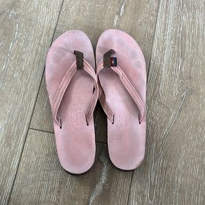 Rainbow platform sandals